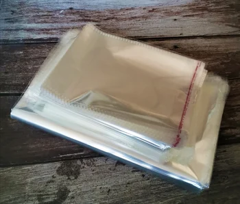 10x15cm 100tk Läbipaistev Isekleepuv Tihend OPP Plastikust Tsellofaani Pakendamise Kotid Kingitused & Kott Ehted Pakendi Kott