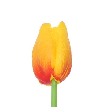 Fashion10pcs Tulip Flower Lateks Reaalne Touch Pulm Kimp Decor Parima Kvaliteediga Lilled (oranz tulp)
