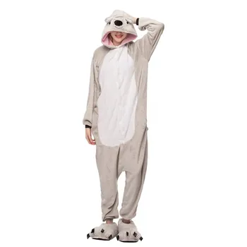 Pidžaama Täiskasvanud Onesie Naiste Pidžaamad Pijama Koala Onesies Täiskasvanutele Talvel Sleepwear Onepiece Öö Sobib 2019