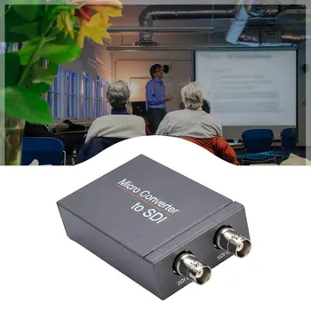 HD 1080P Video Micro Converter SDI HDMI-ühilduv SDI Adapter Converter with Audio Auto Formaat Avastamine koos USB-Adapteriga