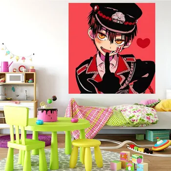 Anime Multikas Wc-Seotud Hanako-kun PVC Seina Kleebis Kleebised Murals Plakat Tuba Teenetemärgi Magamistuba Decor