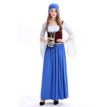 Naiste Fantasia Piraat Kapten Kostüümid Täiskasvanud Naine Halloween Kostüüm Õlu Cosplay Kostüüm Piraatide Kleit Up