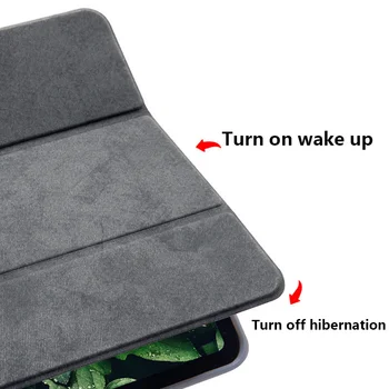 Ipad air4 kate pen pesa 2020 tri-fold magada ipad pro 11 silikoon korter kaitsva naha puhul