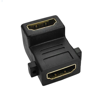 HDMI-ühilduvate Naine, et HDMI-ühilduvate Naine Nurk 90 Kraadi Seina Plaat Adapter Connecter Kõrge Kvaliteediga Hot Müük