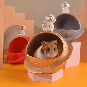Hamster Pesa Astronaut Väike Merisiga Maja Armas Lemmikloom Hamster Tarvikud Suvel Lemmikloom Magab Voodi