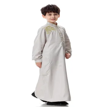 Eid Poiss, Lapsed Abaya Dubai Seal Kaftan Omaan Ja Araabia-Katar Moslemi Lapsed Rüü Kauhtana Ramadan Ropa Musulmana Hombre Islami Riided