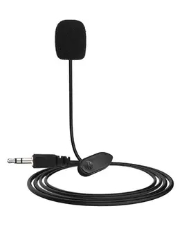 Mini 3,5 mm Aktiivne Clip Mikrofoni Klamber ARVUTI Sülearvuti Traadiga Rinnamikrofon Mikrofon Täiuslik USB External Mic Audio Adapter Kaabel