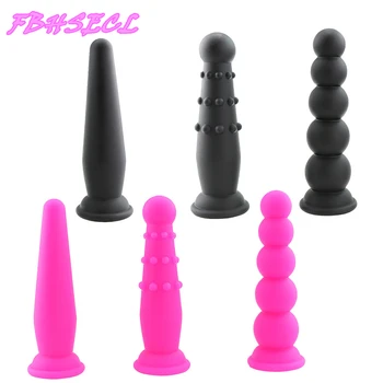 FBHSECL Silikoon Väike Anal Helmed Pallid Butt Plug Sugu Mänguasjad, Naiste Täiskasvanud Anus Masturbatsioon Eesnäärme Massaaž Erotic Sex Shop