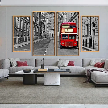 Vintag Bussi Plakat Ja Printida Lõuendile Maali Seina Art Wall Pilt Elutuba Home Decor Pildid Seinale