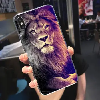 Cool Lion Telefoni Juhul Läbipaistev Selge Juhtudel Iphone 11 12 Pro 5s 6 6s 7 8 Plus X Xs Xs Max XR SE 2020