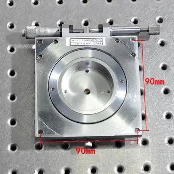 KOHZU RM10-01 ultra-täppis-fine-tuning pöörlevad 360 kraadi slaid alumiinium LR100