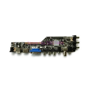 Sobib N156O6-L01/L02/L03/L04 ekraani 40 pin LVDS AV-VGA-USB-DVB 3663 TV digital upgrade 1600*900 LCD kontroller juhatuse DIY Kit