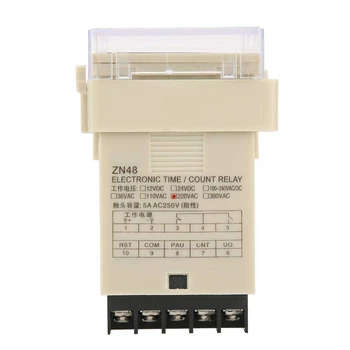 ZN48 AC220V Digital Aeg Relee Counter Multifunktsionaalne Pöörleva Kiiruse Sagedus Mõõteseade