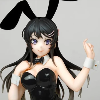 Anime Tegevus Joonis INFO-MSG Originaal Sakurajima Mai Seksikas Bunny Ver. Hentai Tüdruk Kuju Täiskasvanud Kogumise Mudeli Mänguasi Kingitus
