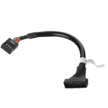 5 Tk USB 3.0 20 Pin Isane USB 2.0 9-Pin Emaplaadi Naine Kaabel USB Konverteri Adapter, cd-rom /disketiseade paneel