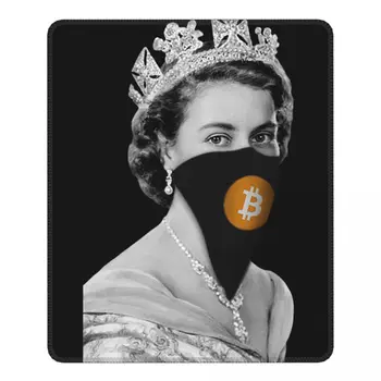 Kuninganna Bitcoin Bandiit Gaming Mouse Pad Non-Slip Matt Kummist Padjad PC Laua Kaunistamiseks Kate
