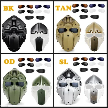 Taktikaline Mask Kiire Kiiver Airsoft Shooting Mängida Mootorratta Jahindus Multi-Function CS Väljas Kaitsta Paintball Seadmed, Maskid