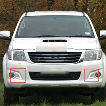 Toyota Hilux Vigo 2012-Paari Ees LED PÄEVATULED päevasõidutuli, seisund: udutule Lamp