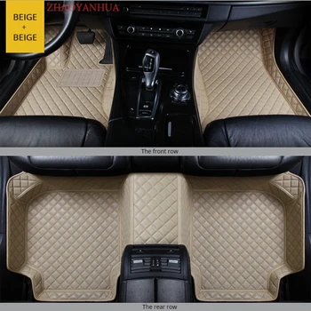 Custom Auto Põranda Matt Land Rover Range Rover Evoque Kabriolett 2016-2018 aasta Auto Tarvikud Nahast Vaip Põranda Matid