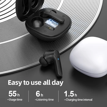 Uus Bluetooth-5.0 Kõrvaklapid koos Mikrofoniga Sport IPX5 Veekindel TWS Bluetooth Kõrvaklapid 9D Traadita Kõrvaklapid Earbuds Telefon