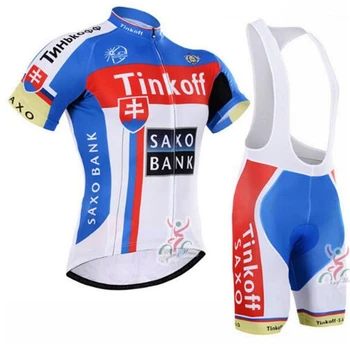 Tehase Otsene Müük! SaxoBank Tinkoff Jalgrattasõit Kampsunid Ülikond / Jalgrattasõidu Riided Kiire Kuiv Jalgrattasõit Hingav Jalgrattasõit Spordirõivad