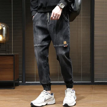 2021 Hip-Hop Teksad Meestele Streetwear Haaremi Püksid Dsq Teksad Kpop Jogger Korea Stiilis Püksid Mens Fashion Denim Liiga Riided