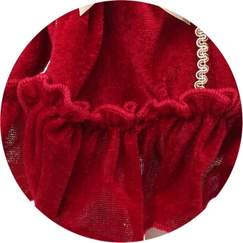 18 Tolline Ameerika Nukk Tüdrukud Palace Style Punane Samet Printsess Kleit, Kostüüm Sündinud Beebi Tarvikud, Mänguasjad 43 Cm, Poiss Nukud Kingitus c654