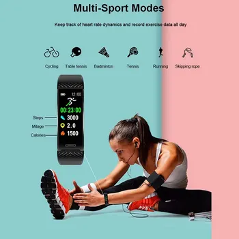 2021 Sport Smart Bänd Fitness Käevõru vererõhk Smartwatch Keha Temperatuuri Vaadata IPhone Xiaomi Huawei Andriod IOS