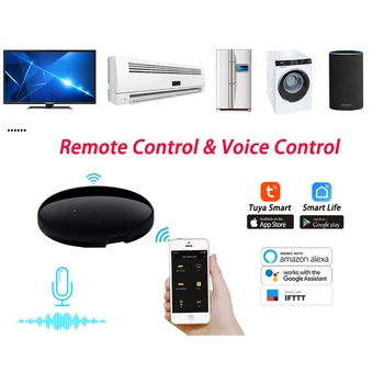 Alexa hääljuhtimine TV DVD töötleja Tuya WiFi Traadita Smart IR Remote Controller