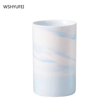 Põhjamaade peen marmor keraamiline suuvesi cup, reisi-home hotel köök tarvikud vannituba ripats ystävänpäivä kingitus cup