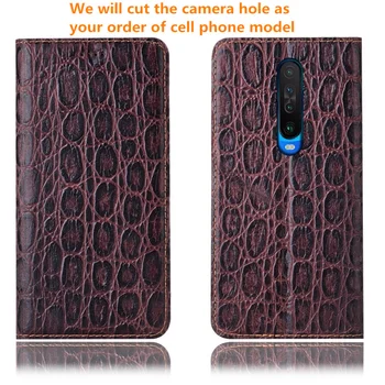 Top klass cowhide ehtne nahk magnet telefoni puhul OPPO Reno 4 Pro flip case for OPPO Reno 4 telefoni kott-kaardi pesa omanik