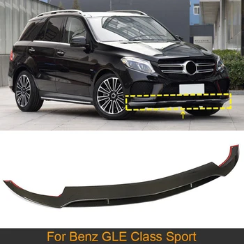 Süsinikkiust esistange Lip Spoiler Jaoks Mercedes-Benz GLE Klass Sport GLE43 AMG - 2019 Auto esistange Lip Spoiler