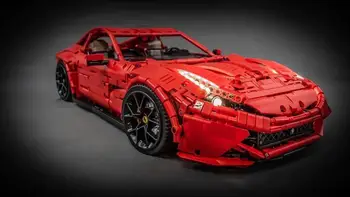 Tehnoloogia ehitusplokk, kes-41271 F12 puldiga super sport auto racing assamblee mänguasja auto mudel poisi sünnipäeva kingitus