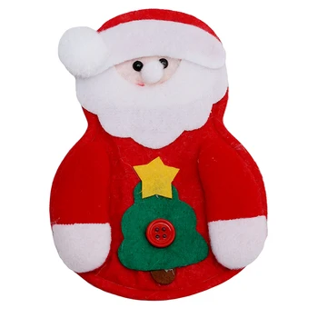 5tk/ Palju Christmas Ornament Lumememm Hirv Söögiriistad Sobiks Silveware Omanikud Porckets Pihustite Inimesed Kott Lumememm Õhtusöök Dekoratsioon