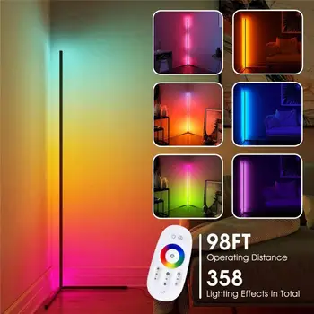 RGB LED Atmosfääri Seistes Tuled Magamistoa Seina Nurgas Põranda Lamp 20W Sise-Tuba Kodu Kaunistamiseks sisevalgustus ELI/USA