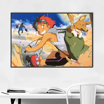 Kauboi Küsimuse Plakat Clasic Anime Plakat HD Lõuend Prindi Kodus Magamistoa Seina Decor - raamita #6