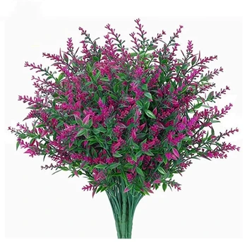 Flower Arrangement tehislilled Romantiline Provence ' i Simulatsiooni Lavendel Jõulud Decor Livingrom Aed Vaas 6 Stiilid