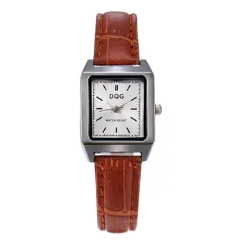 Brändi Luksuslik Hõbedane Värv H Kvaliteetsed Naiste Vaata Uusi Fashion Square Daamid Quartz Watch Reloj Mujer Käekell Tüdruk