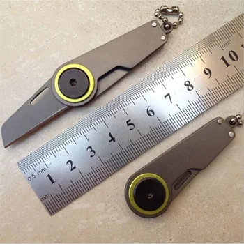 Kvaliteet Mini Tõmblukk Võtmehoidja Kasuliku nuga Väljas Ellujäämise EDC Vidin Võtmehoidja Ripats taskunuga