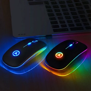 YINDIAO Wireless Gaming Mouse Ergonoomiline Hiir 4 Võtmed LED 1600 DPI Arvuti Eest Gamer Hiir, Hiired, Vaikne Hiir