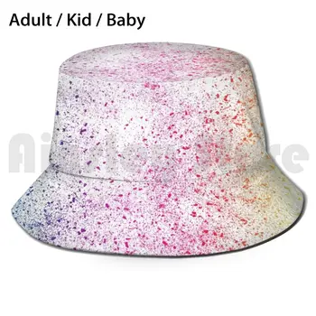 Rainbow Dust Päike Müts Kokkupandav UV Kaitse Rainbow Dust Vektori 9 Tausta Gay Pride Värv Hele Tuju Rõõmu Õnnelik