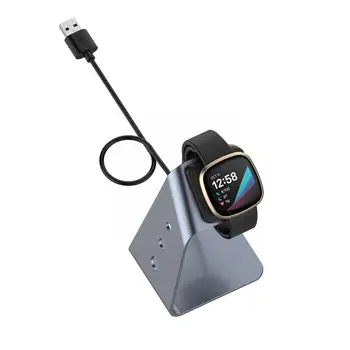 USB-Magnet Laadijaga Fitbit Mõttes Pidi 3 Kella Hoidik, Laadija Laadimise Dock Kiire Lauaarvuti Kaabli Smartwatch Adapter L6E7