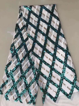 Aafrika pits kangas 2021 Tikitud Silma prantsuse Tülli Pits Kõrge Kvaliteedi Litrid pits kangast Nigeeria pool kleit