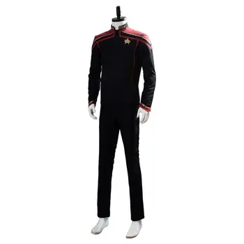 Star Cosplay Trek Jean-Luc Picard Kostüüm Ühtne Komplekt, Täielik Ülikond Halloween Kostüüm