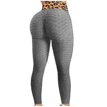 Leopard Printida Püksid Naistele Unikaalne Fitness Säärised Treening Sport Töötab Säärised Seksikas Push Up Jõusaal Kanda Elastne Slim Püksid P5