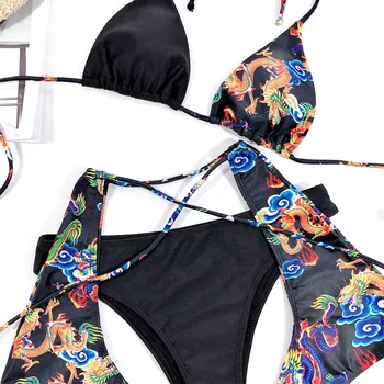 Micro Bikini Set Push Up Bikinis Seksikas Ujumistrikoo Naistele 2020 Supelrõivad Trikoo Prindi Biquini Ujumine Ülikond Naiste