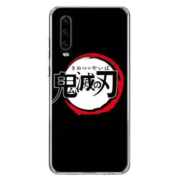 Anime Demon Slayer Kimetsu no Yaiba Telefoni puhul Huawei P30 P40 20 10 Mate 20 10 30 Lite Pro P Smart Z Plus + Art Luksus Cov