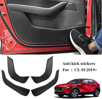 Auto Carbon Fiber Uks Anti-Kick Pad Serva Kaitse Matt Kate Mazda CX-30 2019 2020