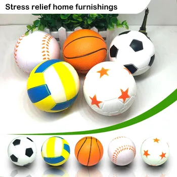 Fidget Mänguasjad Stress Relief Pallid Lapsed Home Decor Leevendust Jalgpalli Softball, Võrkpall, Korvpall Ja Palli Star Survet