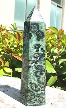 240 mm Loodusliku kvartsi kristall paabulind silma Obelisk quartz crystal healing reiki võlukepp tower punkti